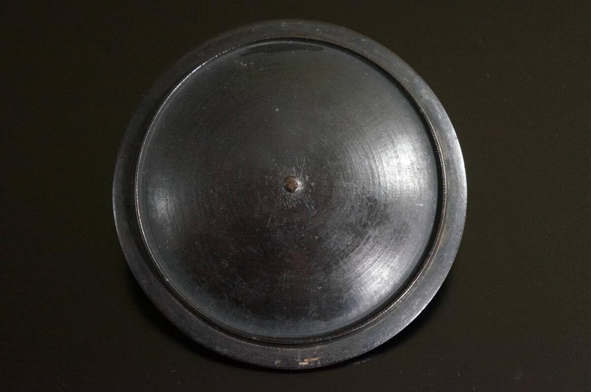 Amazon.co.jp: 和銑 霰責紐釜（銀摘み蓋古鏡蓋付き）＜江戸時代